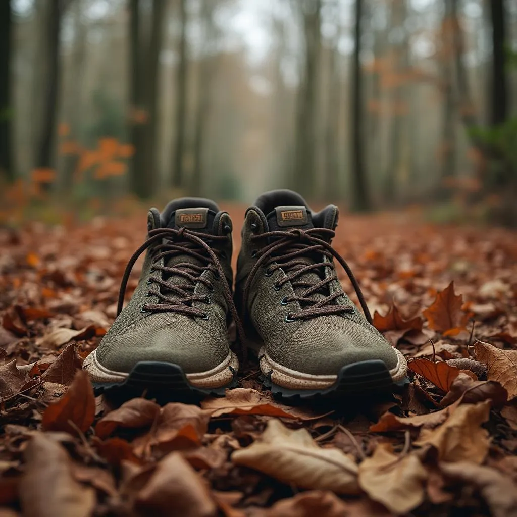 Detalle de zapatillas Alikulufanskdki en la naturaleza